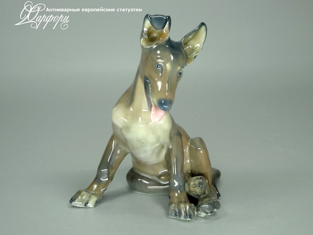 Купить фарфоровые статуэтки Rosenthal, Щенок овчарки, Германия